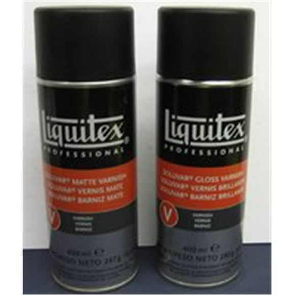 Liquitex 106025 12 oz Aérosol Soluvar Brillant