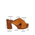 thumbnail image 4 of Mearsk Genuine Suede Leather Clogs, 4 of 9