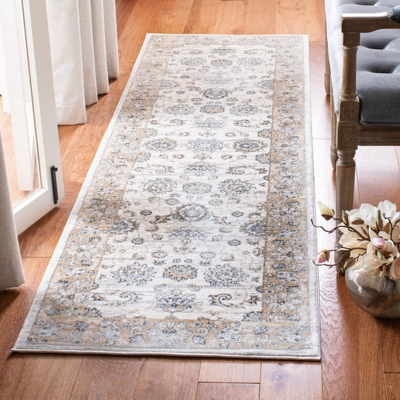SAFAVIEH Isabella Kiana Oriental Runner Rug, Cream/Beige, 2'2" x 9'