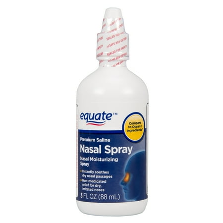 Equate Premium Saline Nasal Spray, 3 Fl Oz