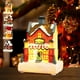 thumbnail image 1 of Fiudx Farol Navideño con Luz Led de Colores, Decoración Festiva de Mesa, Luz Romántica Navideña, Funciona con Pilas, Ambiente Festivo, 1 Lámpara Decorativa, 1 of 6