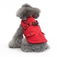 thumbnail image 3 of Pet chest and back style dog clothing zipper jacket pet dog winter clothing, chest strap design pet dog coat outdoor small dog warm clothing small and medium-sized dog clothing, 3 of 6