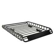 45"x 36"x4.5'' Rack Cargo Basket Universal Rooftop Cargo Rack, Cargo Carrier for Top of Vehicle for SUV, Truck, & Car Luggage Holder, 150 lbs Weight Capacity, Black