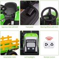 thumbnail image 4 of Children's Battery 12V Ride on Car Driven Electric Tractor, Large Manned Ride on Toys, 25/35W 4WD Farm Simulation Driving, Toddler Riding with Remote Control/7-led Headlamp/Horn/MP3 Player, 4 of 8