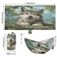 thumbnail image 2 of Hanging Hammock Portable Travel Camping For Outdooor Beach Camping Hiking Sitting in The Forest, 2 of 8