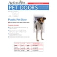 thumbnail image 5 of Perfect Pet Medium Plastic Pet Dog Door, 5 of 5