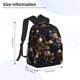 thumbnail image 2 of Easygdp Elegant Golden Blue Ornaments Mochila Casual para Portátil, Mochila para Escuela, Viajes, Negocios, 2 of 6