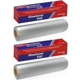 thumbnail image 1 of Ox Plastics Pellicule de Papier Aluminium / Robuste, Qualité Commerciale pour l'Industrie de la Restauration / Feuille Argentée pour la Cuisson, le Rôtissage, la Pâtisserie, le BBQ et les Fêtes / 18 Pouces x 500 Pieds (Lot de 2), 1 of 4