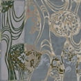 thumbnail image 2 of Goldberger, Jennifer 15x15 White Modern Wood Framed Museum Art Print Titled - Small Medallions and Damask II, 2 of 4