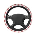 thumbnail image 3 of Elastic Steering Wheel Cover, Sloth with Donuts1 Stretch Thickening Car Steering Wheel Cover Women Men, Steering Wheel Protector Universal 15 in, 3 of 7