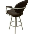 thumbnail image 2 of Swivel Extra Tall Metal 34" Stool - M-70 WB - Northwest Whiskey Brown - Beige, 2 of 6