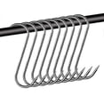 thumbnail image 4 of Stainless Steel S Hooks Heavy Duty Kitchen Meat Hooks, Durable Clothes Hanging Hooks (20pcs), 4 of 4
