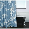 thumbnail image 3 of Simply Daisy 70" W x 73" L Windy Blossom Polyester Shower Curtain, Blue [1 Ct], 3 of 5