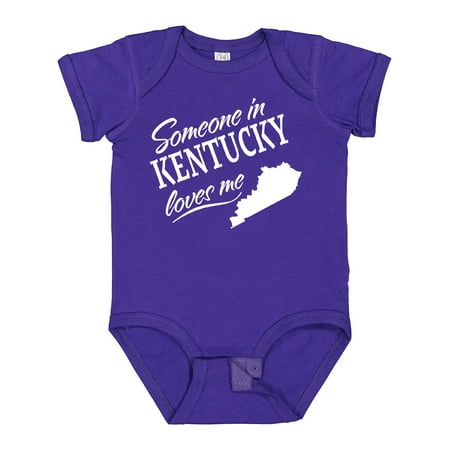 

Inktastic Someone in Kentucky Loves Me Boys or Girls Baby Bodysuit