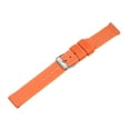 thumbnail image 3 of Orange Nylon Watch Band 18mm Width Durable Nylon Strap with Silver Buckle, Canvas Watchband, 3 of 6