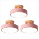 thumbnail image 1 of 3X Lámparas de Techo Modernas LED Nordic Wood Lighting Fixture Luminaria de Interior Cocina Salón Dormitorio Baño Rosa, 1 of 4