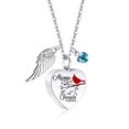 thumbnail image 1 of Collar de acero inoxidable con forma de corazón de melocotón torcido para hombres y mujeres, colgante conmemorativo de amante de ataúd cinerario de estilo europeo y americano, 1 of 6