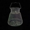 thumbnail image 3 of Bolsa de red plegable de hierro para peces, jaula de alambre para peces, cesta de protección para peces, suministros de pesca, 3 of 5