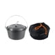 thumbnail image 4 of Olla para acampar, utensilios de cocina, vaporera multifuncional, olla para sopa, olla para exteriores, olla para Picnic, senderismo, fogata, barbacoa Caldero colgado, 4 of 9