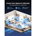 thumbnail image 6 of 24 Inch Wall Mount Fan with Oscillation, 3-speed, IPX4 Waterproof, High-speed Industrial Wall Fan, Suitable for Garages, Homes, Warehouses Use. FOHERE, 6 of 9