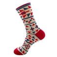 thumbnail image 1 of GDREDA Men's Dress Socks Funky Colorful Crew Socks Casual Cotton Patterned Socks A,One Size, 1 of 5