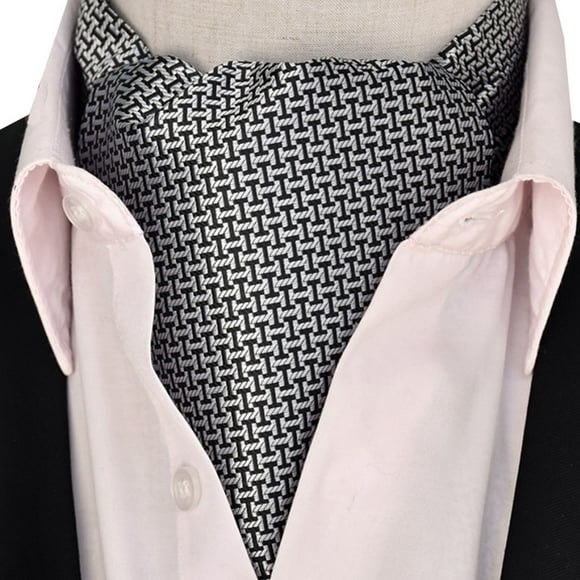 Bangcool Cravate Ascot Vintage à Double Face Formelle pour Homme Cravate Ascot Cravate d'Affaires