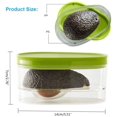 thumbnail image 2 of Paquete de 2 almacenamiento de aguacate, contenedor de aguacate, soporte para guardar aguacate, contenedor de aguacate para mantener tus aguacates frescos durante días Adepaton WMZL-713, 2 of 6