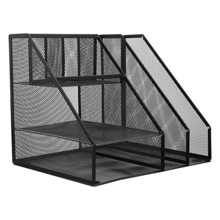 unbranded  Magazine File Holder Desk Clear Book Bins Office Storage Rack Modern