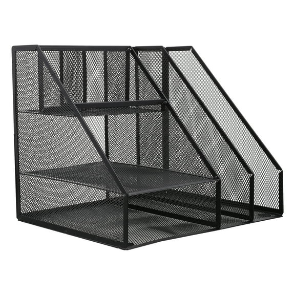 unbranded  Magazine File Holder Desk Clear Book Bins Office Storage Rack Modern