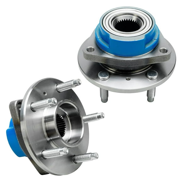 Detroit Axle - Front Wheel Bearing Hubs for FWD Chevy Impala Venture Monte Carlo Buick Lacrosse Rendezvous Regal Century Allure Pontiac Montana, 2 Wheel Bearing & Hubs Assembly Replacement