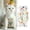 Beige, variant on Cat Recovery Suit for Female Cats, Breathable Adjustable Cat Onesie After Surgery with Anti Licking Design(Blue,L)