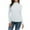 White, variant on Patlollav Womens Tops Solid Color Turtleneck Long Sleeve Knitting Tshirt