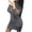 Grey, variant on Women's Casual Loose Long Sleeves Round-Neck Leopard Sweater Dress for Everyday Wear Women Fall Fashion