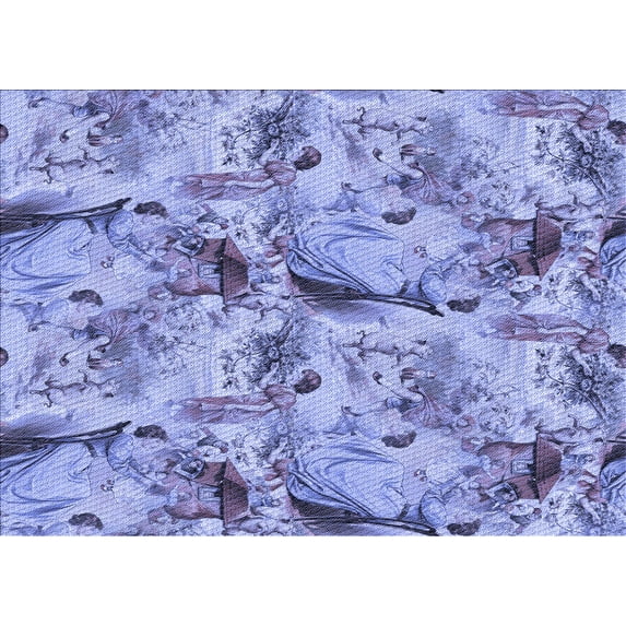 Ahgly Company Machine Washable Indoor Rectangle Transitional Slate Blue Area Rugs, 2' x 3'