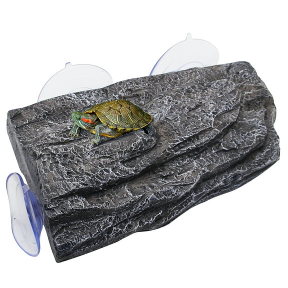 Turtle Basking Platform,Fish Tank Aquarium Tortoise Climbing Platform with 3 pcs Suction Cups,Float Resting Terrace for Frogs, Terrapins