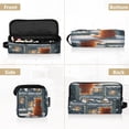 thumbnail image 5 of Hair Tool Organizer Bag with Heat Resistant Mat Removable Travel Storage Case for Hot Air Brushes Curling Irons Cat by The Window, 5 of 8