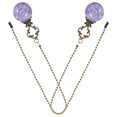 thumbnail image 3 of cadenas para ventilador de techo de 14,93 pulgadas con forma de bola de hielo, decorativas, para colgar en el techo, color morado., 3 of 6