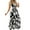 Black, variant on Munlar Women's Slip Dress Halter Neck Sleeveless Dress Loose Fit Floral Print Casual A-Line Maxi Dress