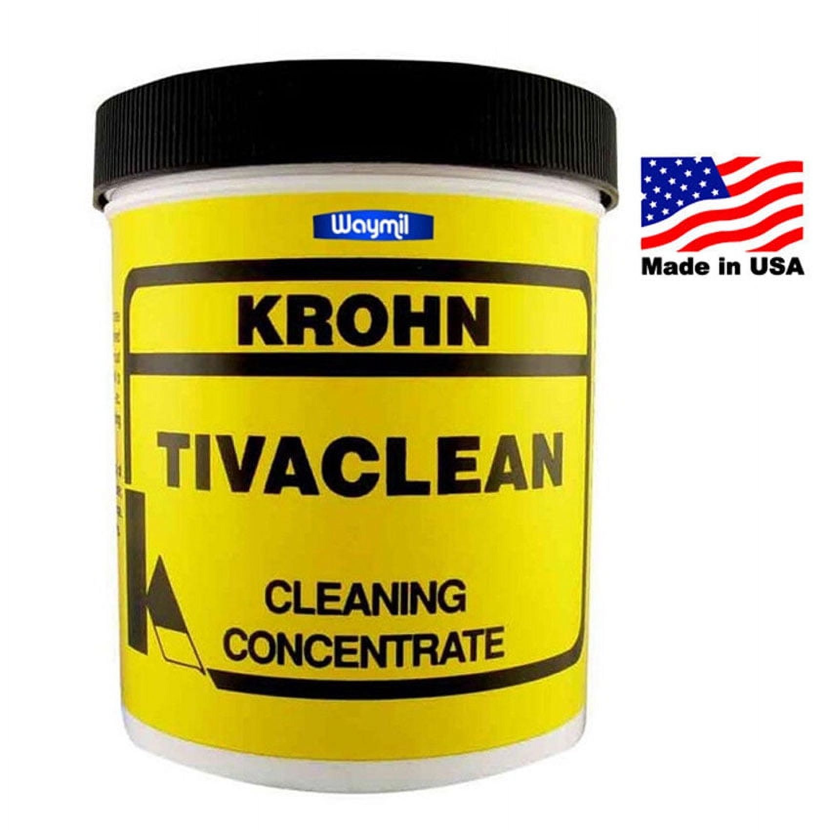KROHN TIVACLEAN Electro Cleaning Concentrate 1 lb Remove Grease Jewelry Plating
