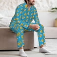 thumbnail image 6 of KLL Beer3 Sleepwear Mens Flannel Pajamas,Long Cotton Pj Set, 6 of 7