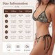 thumbnail image 5 of Fotbe Leopard And Zebra1 Traje de Baño para Mujer de Dos Piezas – Bikini Sexy de Tirantes Tipo Halter con Diseño Triangular, 5 of 6