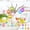 A, variant on B Decorative Hanging Ornaments For Easter Spring 5Cm Plastic Ball Decorations Small Orbs For Decorating Tree Mantel And Doorway Holiday Embellishments