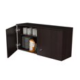 thumbnail image 3 of Inval Abrossia Kitchen Breakroom Wall Cabinet (36" x 17" x 11") , Espresso, 3 of 9