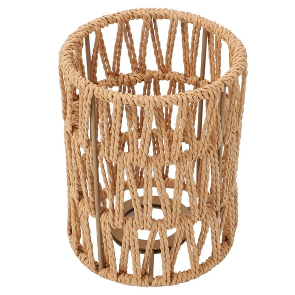 Lamp 4pcs Lampshade Retro Imitation Rattan Bohemian Style Hand Woven Lamp Shade for Floor Lamps Chandeliers Table Lamps Wall Lamps