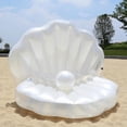 thumbnail image 3 of Hamaca flotante de agua, piscina salón silla flotador, silla flotante inflable cama sofá de aire portátil playa ejercicio acuáticos, 3 of 9