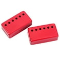 thumbnail image 6 of FELTECHELECTR Guitar Humbucker Cover 2Set Metal Red for Stain-Resistant Electric Guitar 11.8X1.5X0.7In, 6 of 8