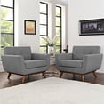 thumbnail image 2 of Hawthorne Chaise d'Appoint Collection en Gris (Lot de 2), 2 of 4
