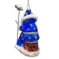 thumbnail image 6 of Santa the Astronomer Glass Christmas Ornament, Science and Astronomy Themed Holiday Gift, 6 of 7