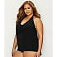 thumbnail image 3 of Womens Swimwear Plus Underwire Halter Tanktini Top 24W, 3 of 4