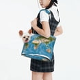 thumbnail image 3 of Xecao Earth View World Map for Cat Carrier Small Dog Handbag: The Ideal Travel Companion for Your Pet, 3 of 8
